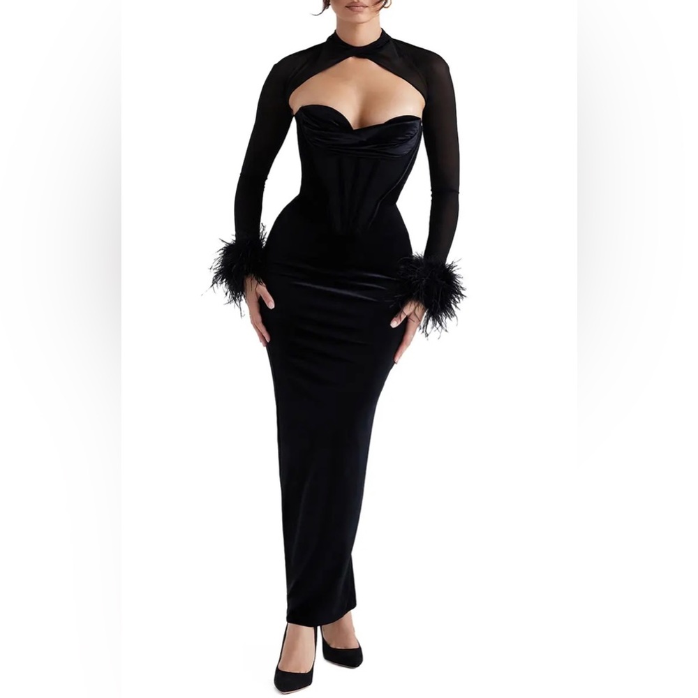 House of CB Thalia Long Sleeve Dress XS